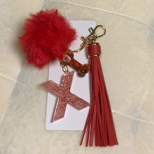 Letter X Keychain